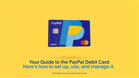 paypal debit card rfid|how to use PayPal debit card.